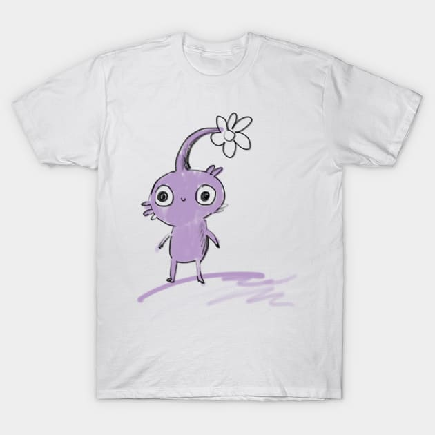 Purple Pikmin T-Shirt by Sophie Corrigan